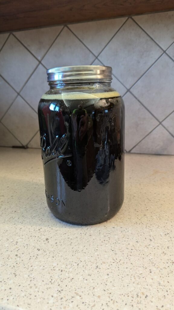 Finished Nocino